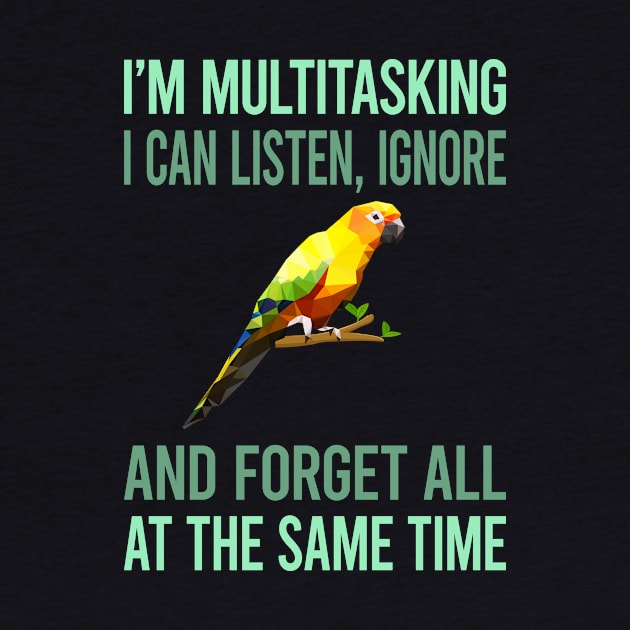 Multitasking Conure 01 by lainetexterbxe49
